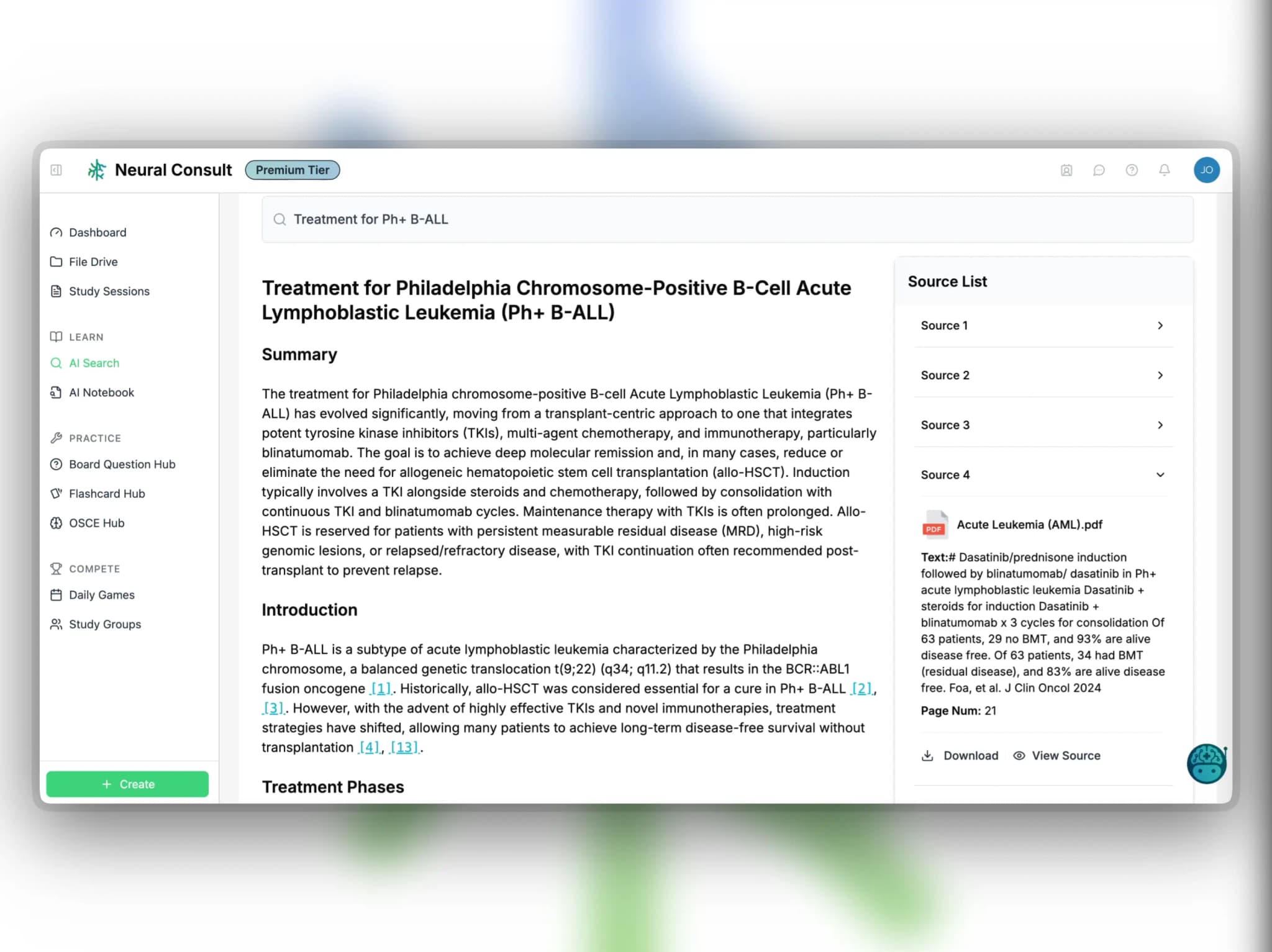 Step 4: Search ANY upload through AI search, and Neural Consult will cite your files from your personal database