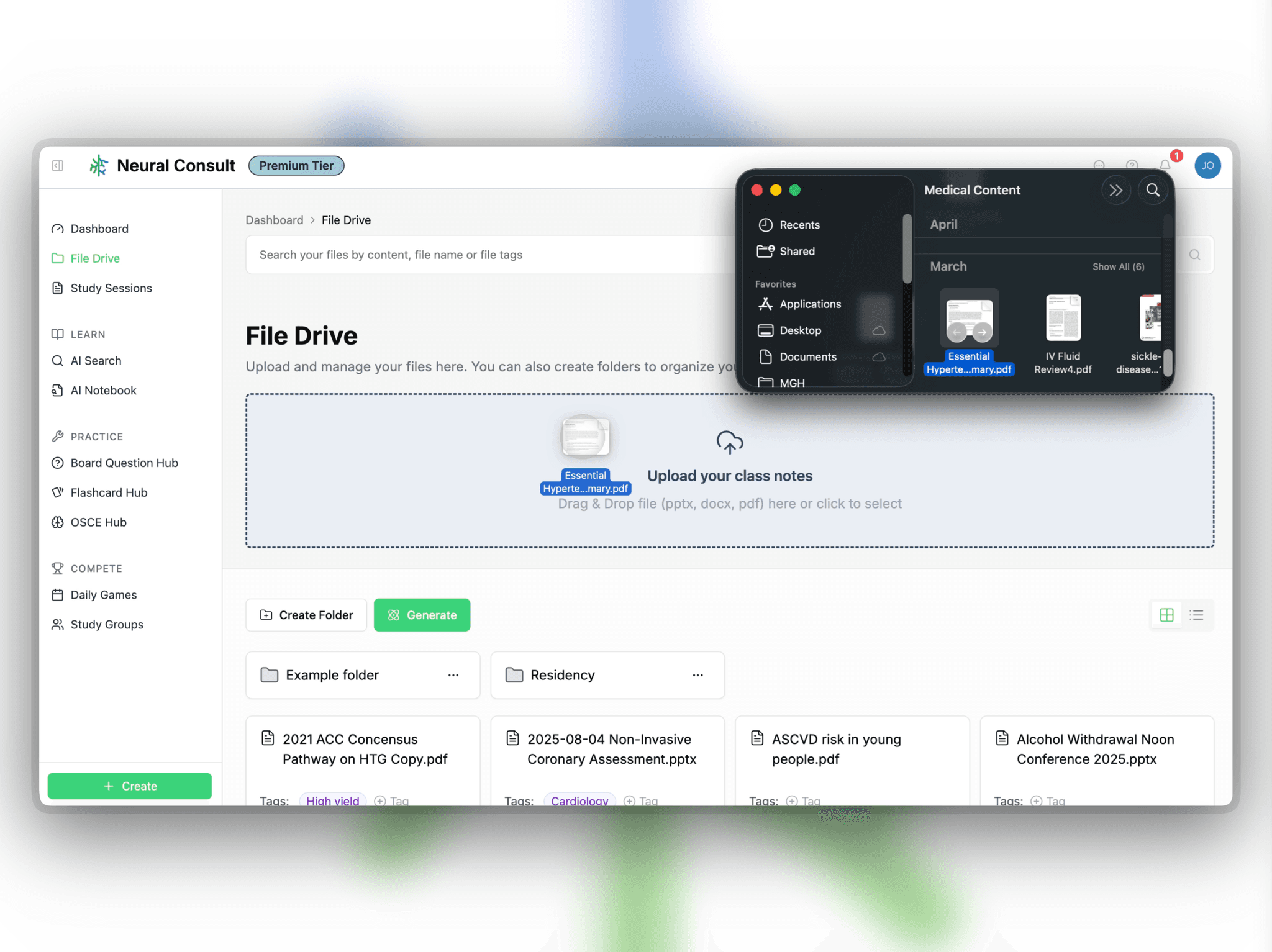 Step 1: Upload a file